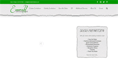 Desktop Screenshot of emeraldinvitations.com